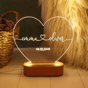 Custom Name Acrylic Night Light