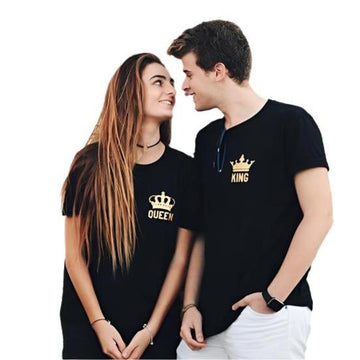King & Queen Couple T-shirt