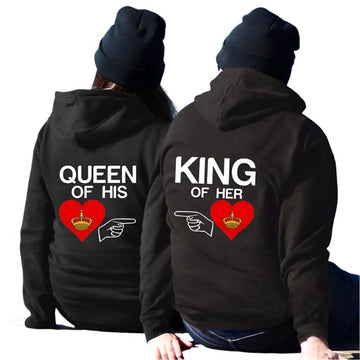 Black King & Queen Hoodie