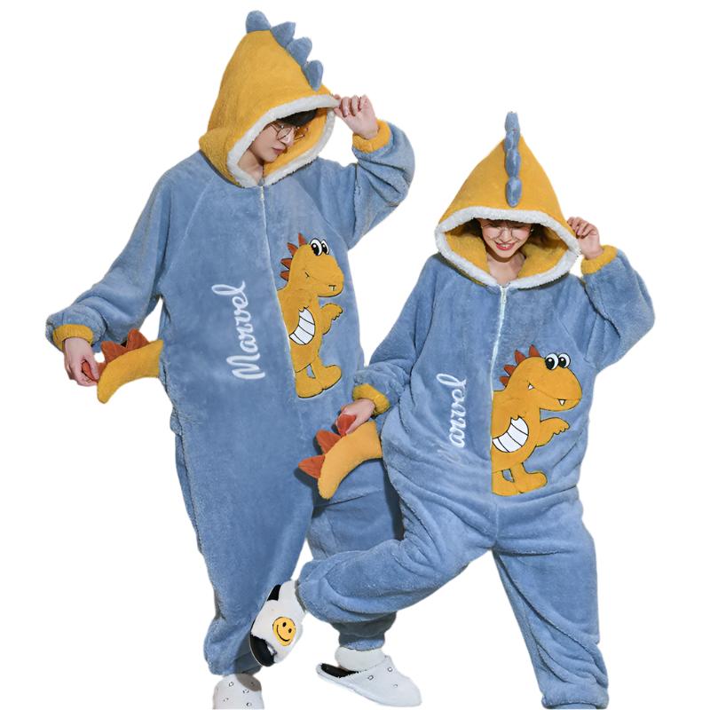 Couple Plush Pajama Onesie