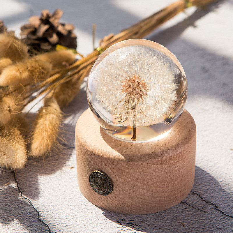 Dandelion Crystal Music Box