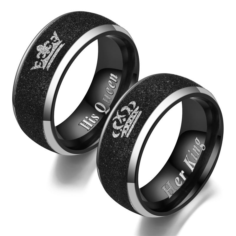 King & Queen Couple Ring