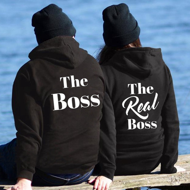 The Real Boss Couple Hoodie