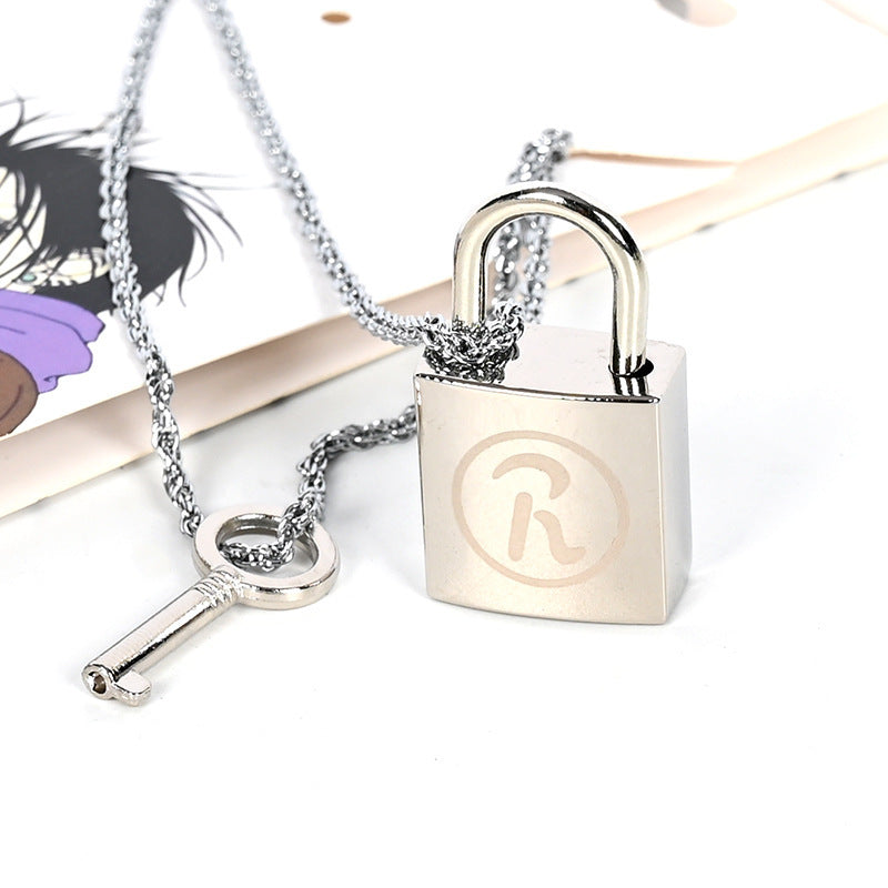 Couple Lock & Key Necklace