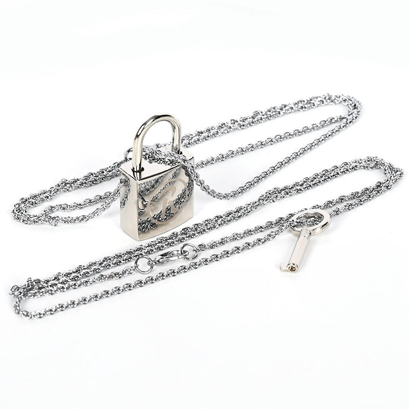 Couple Lock & Key Necklace