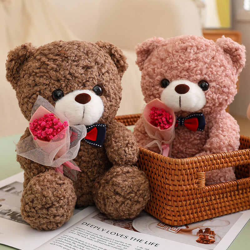 Rose Bouquet Teddy Bear