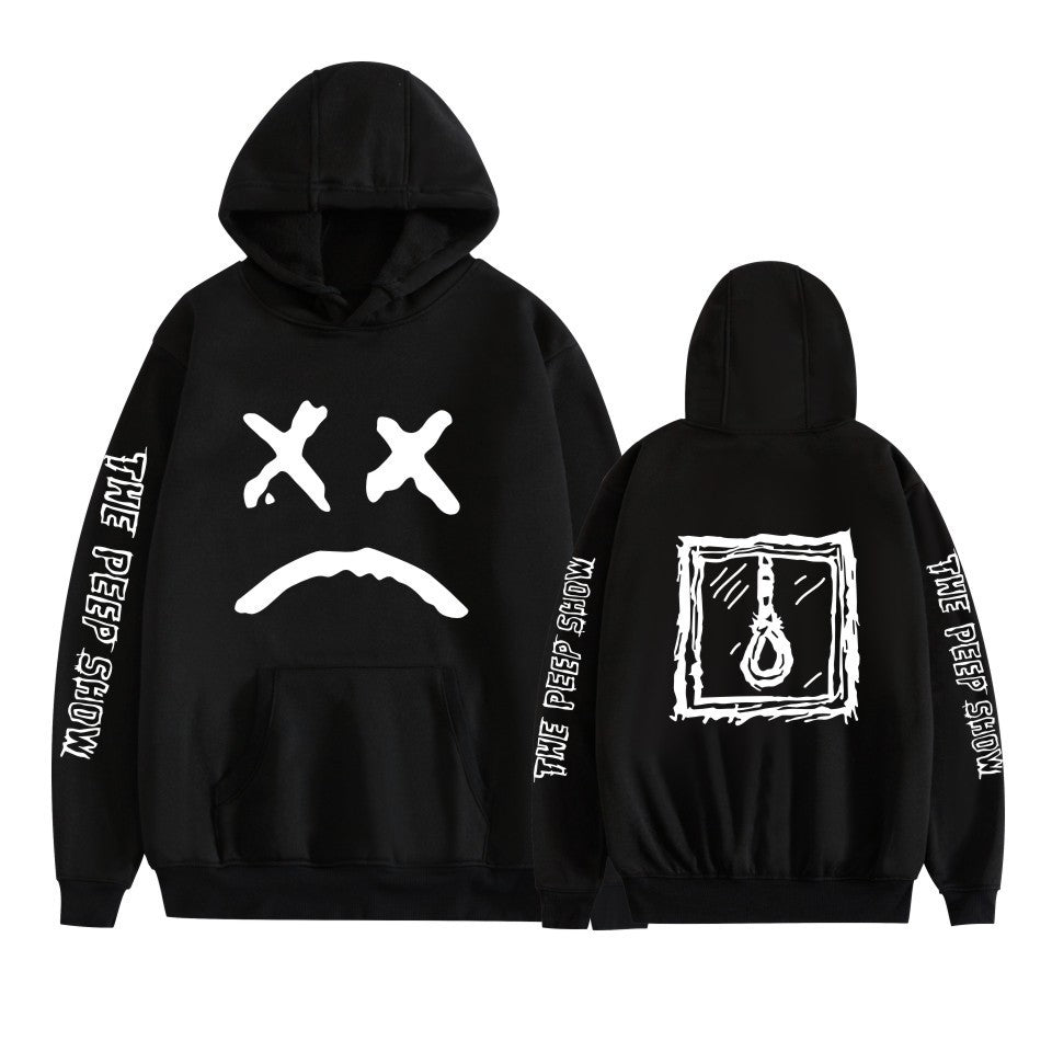 Sad Face Couple Hoodie