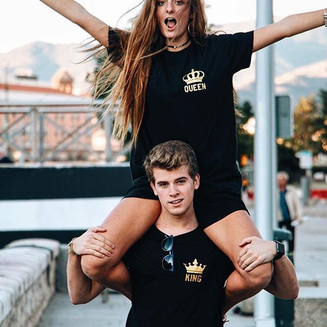 King & Queen Couple T-shirt