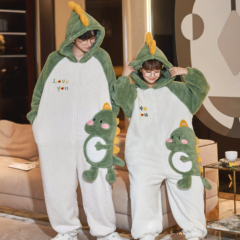 Couple Plush Pajama Onesie