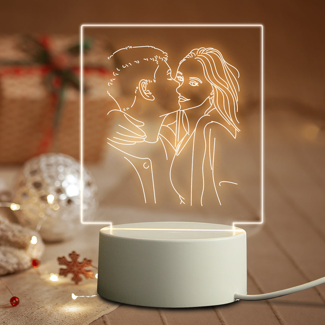 Custom Couple Acrylic Light Board