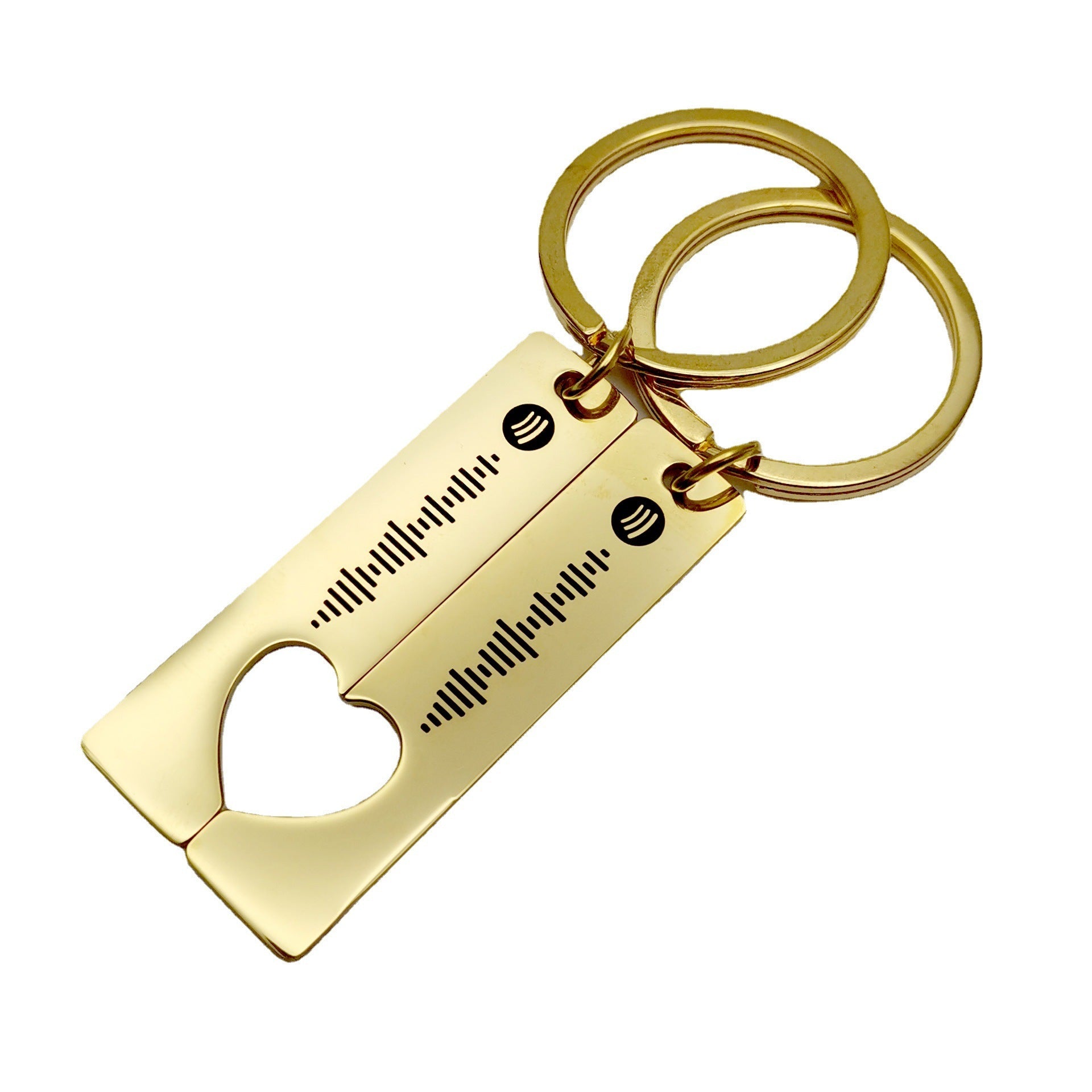 Custom Music Scan Code Keychain