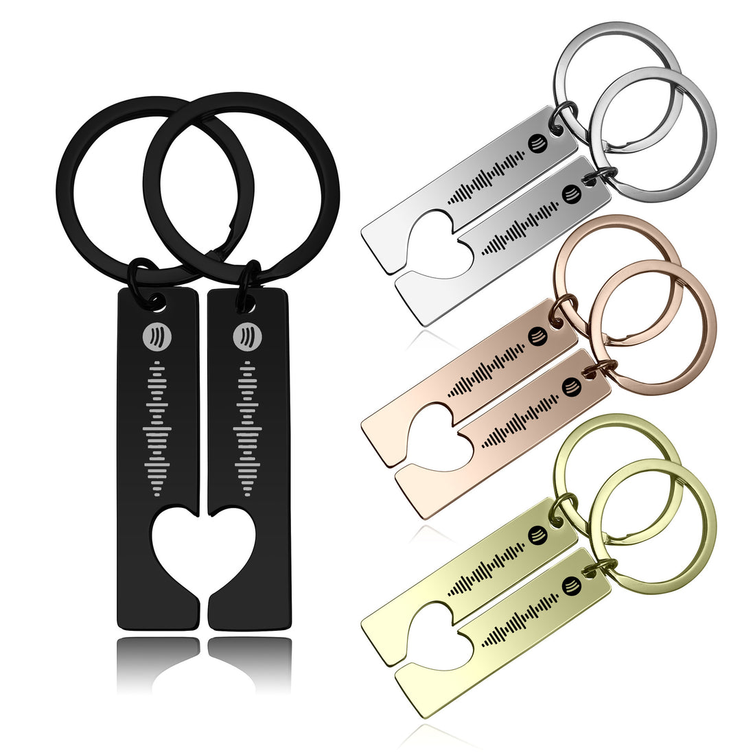 Custom Music Scan Code Keychain